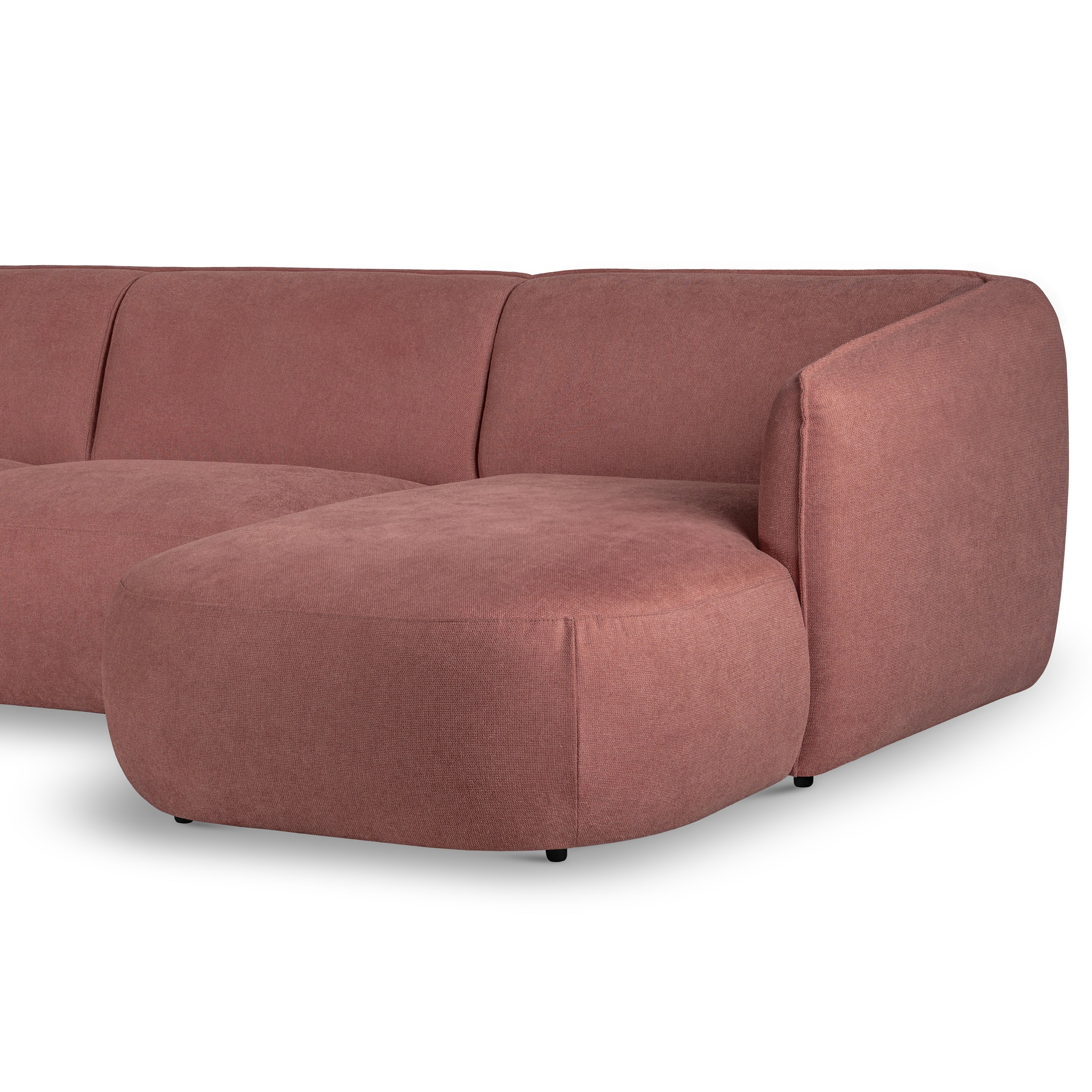 by fonQ Soft U-bank Links - Micro Chenille - Oud Roze