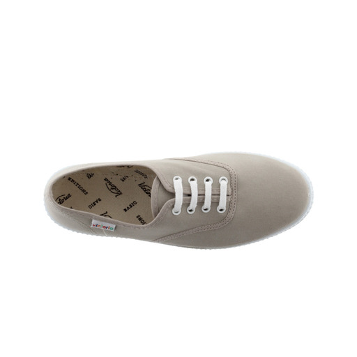 Inglesas De Lona Victoria 1915 Con Cordones Blancos