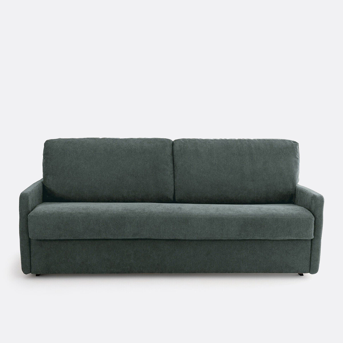LA REDOUTE INTERIEURS<br>Cama alta, tecido texturizado, Bultex Marta