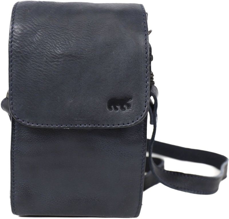 Bear Design - Robbie - Schoudertas - Navy Blue - Leer