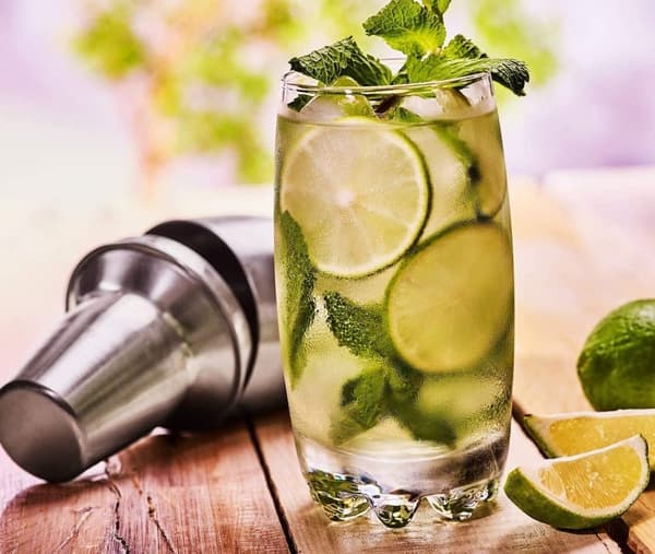 Cocktail Shaker Sett - Rustfritt Stål Sølv 5 Deler