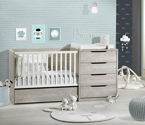 Tiroir sur roulette pour Lit combiné LOFT Bois - SAUTHON