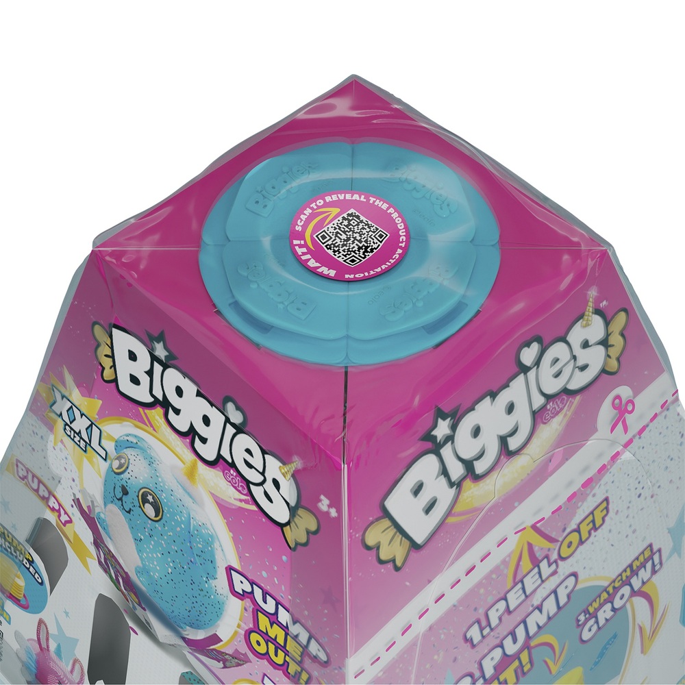 Aufblasbares Plüscheinhorn von Biggies – Stofftier