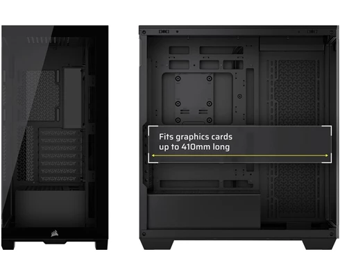 Corsair 3500X Tempered Glass Mid-Tower, Black