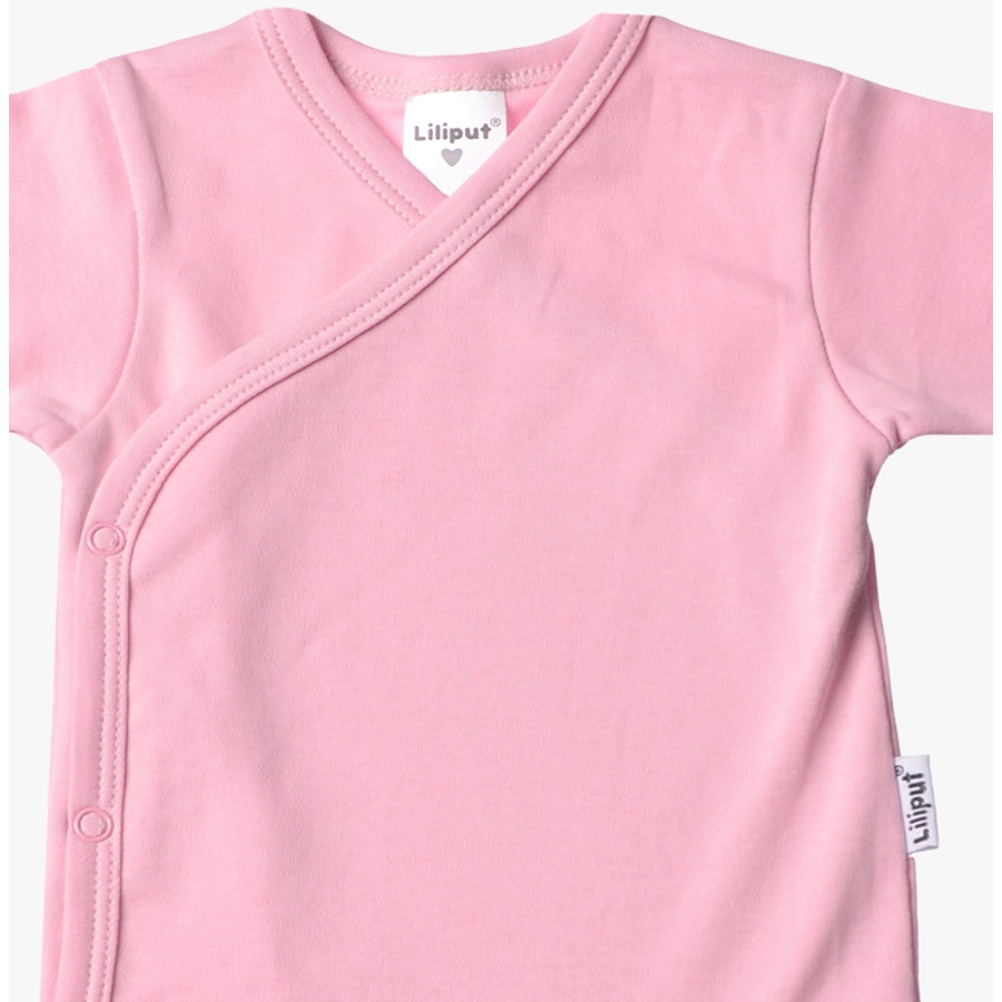 Liliput 2er Pack Wickelbody kurzarm weißrosa