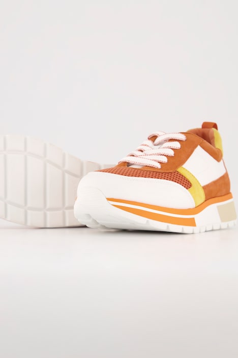 Caprice Leder-Sneaker, Wechselfußbett, Weite H