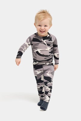 Nordbjørn Verbier Undertøy Bamboo, Camo Black