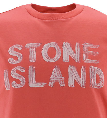 Stone Island T-Shirt - Geranie m. Print
