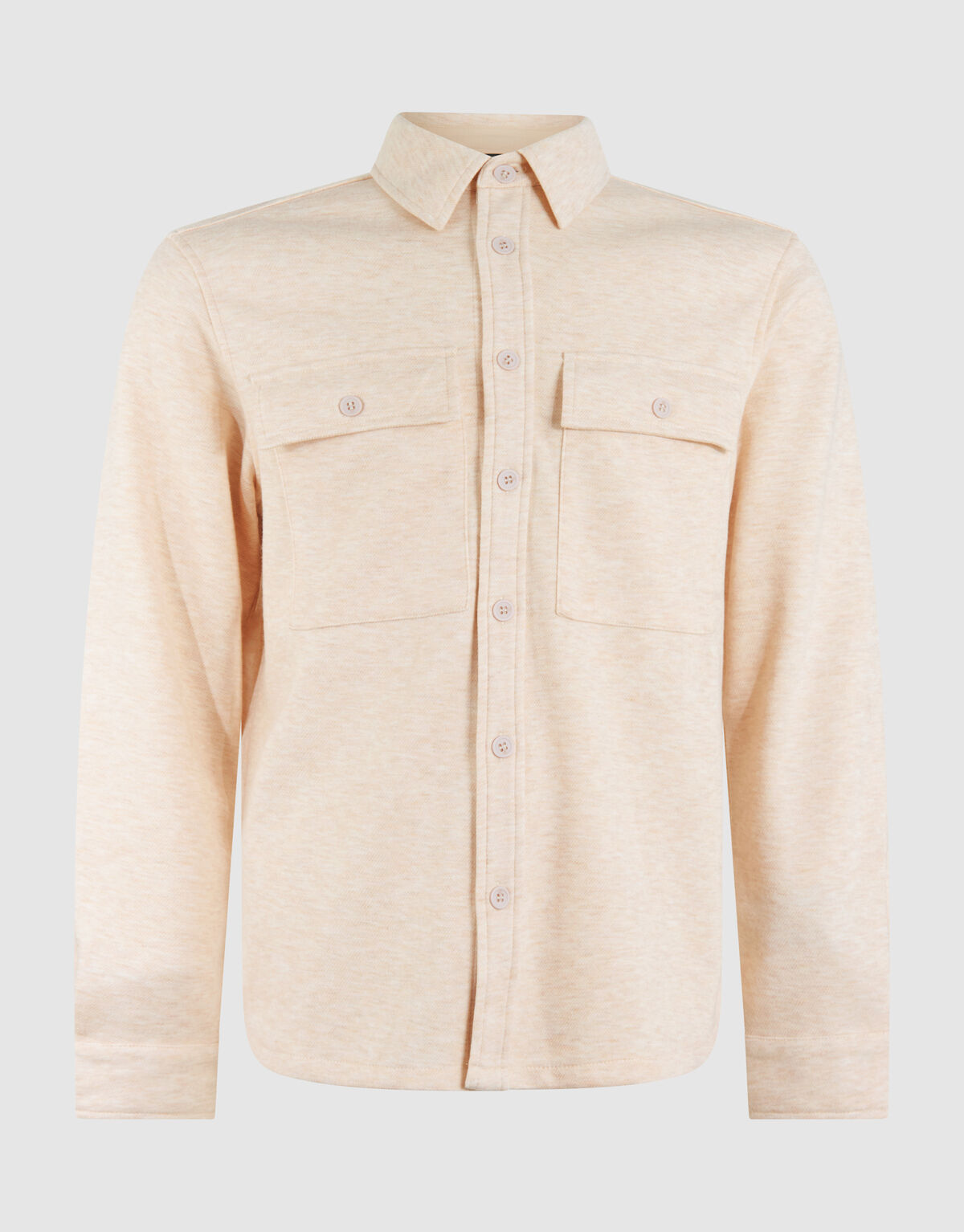 Soft Overshirt Gebroken Wit