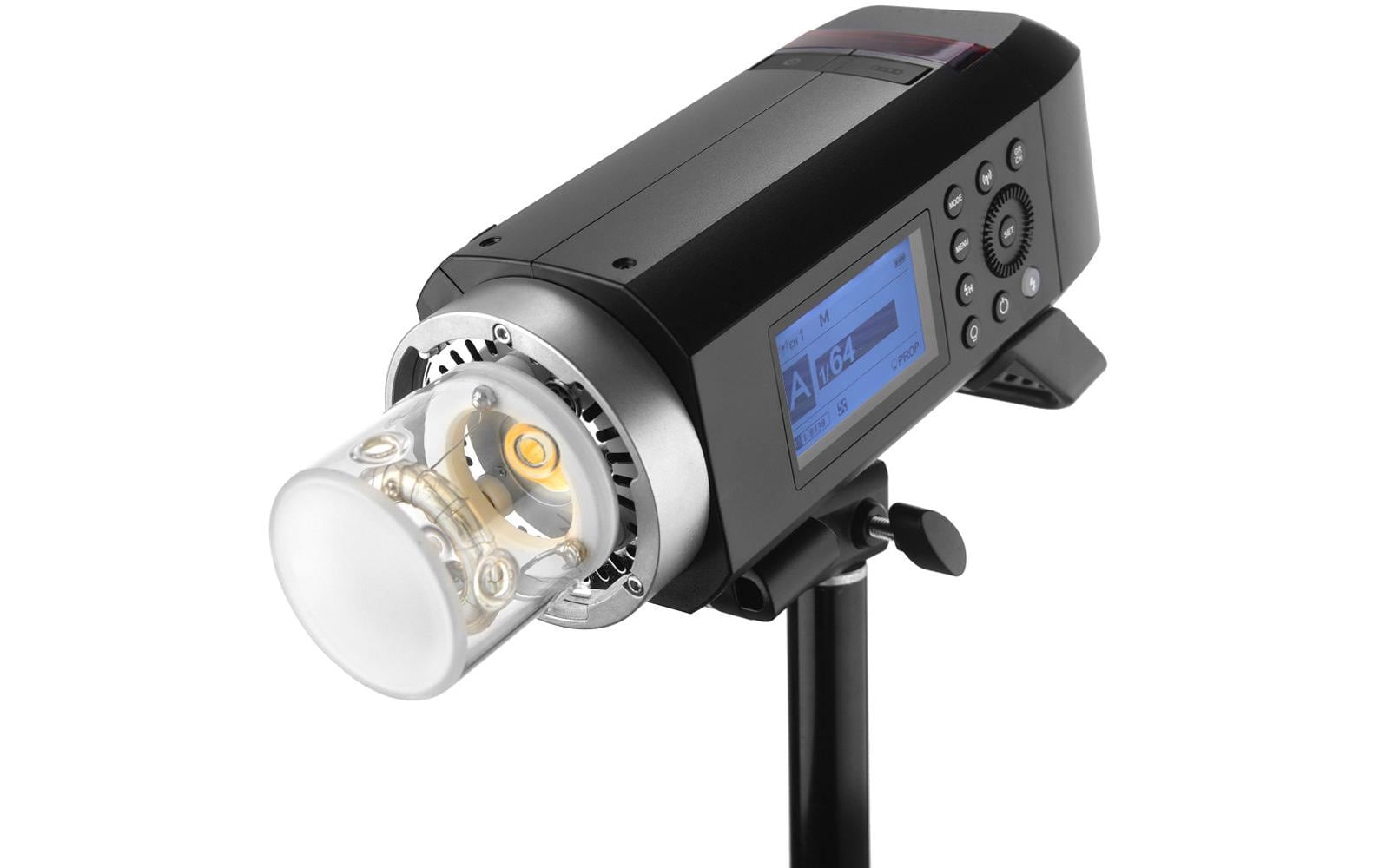 Blitzgerät AD400PRO<br>Blitzgerät für diverse Kameras mit X-Pro TTL-Blitzautomatiksystemen