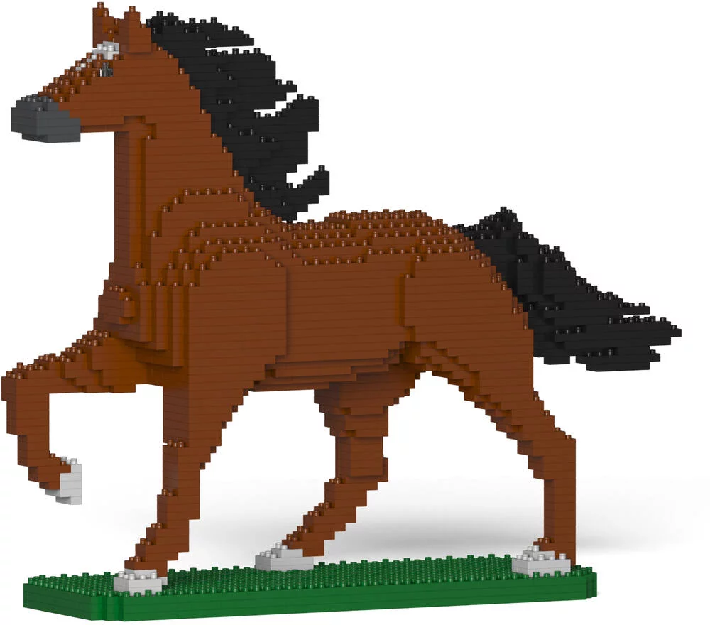 JECKA BLOCS DE CONSTRUCTION -CHEVAL MARRON