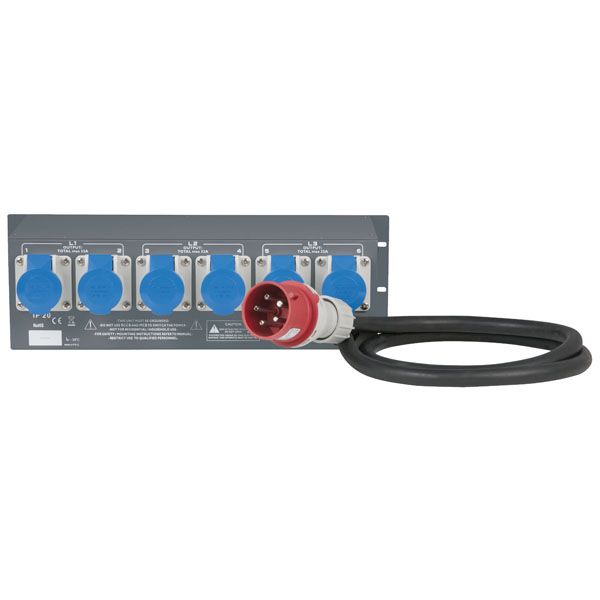 Showtec PSA-32A6C stroomverdeler