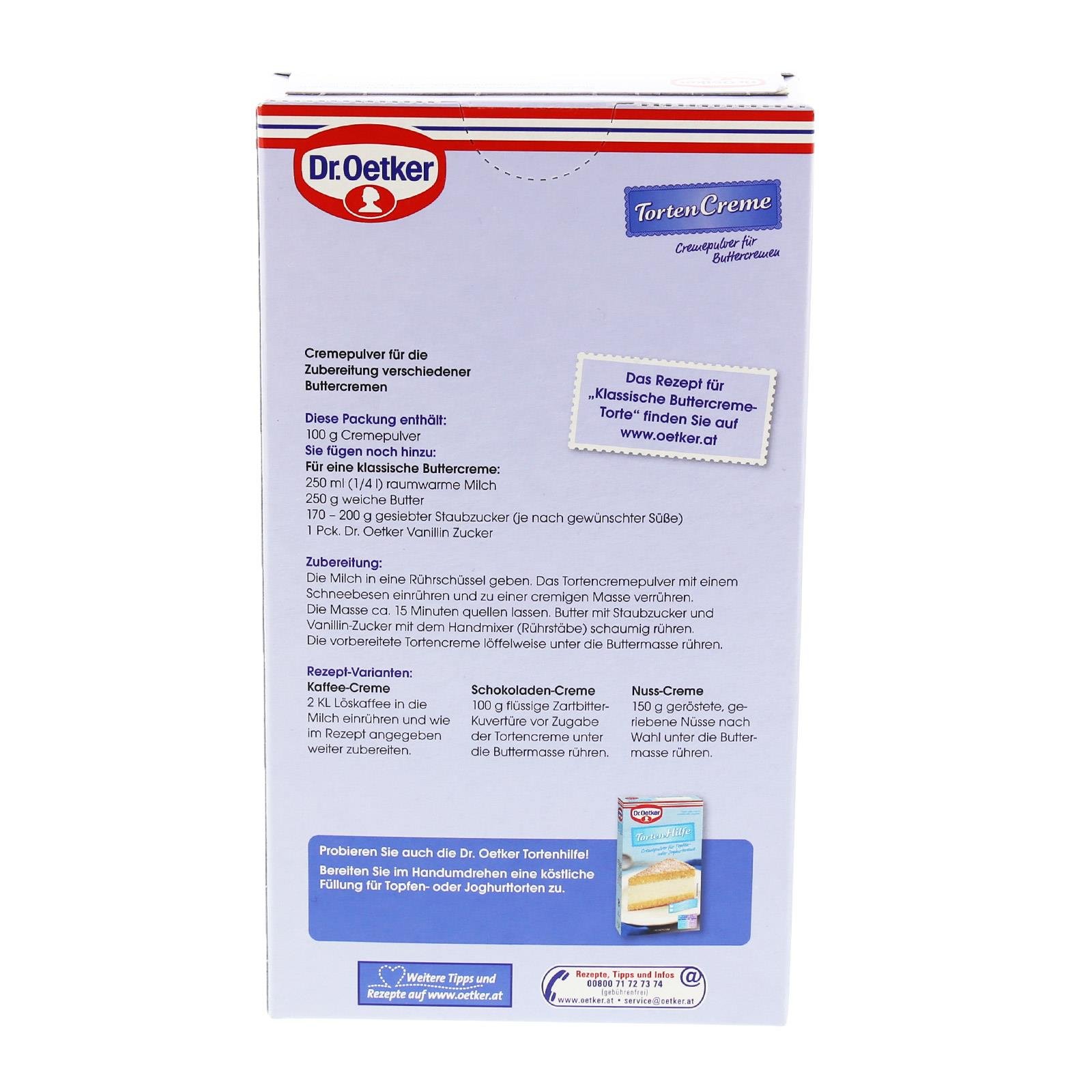 Dr. Oetker Tortencreme