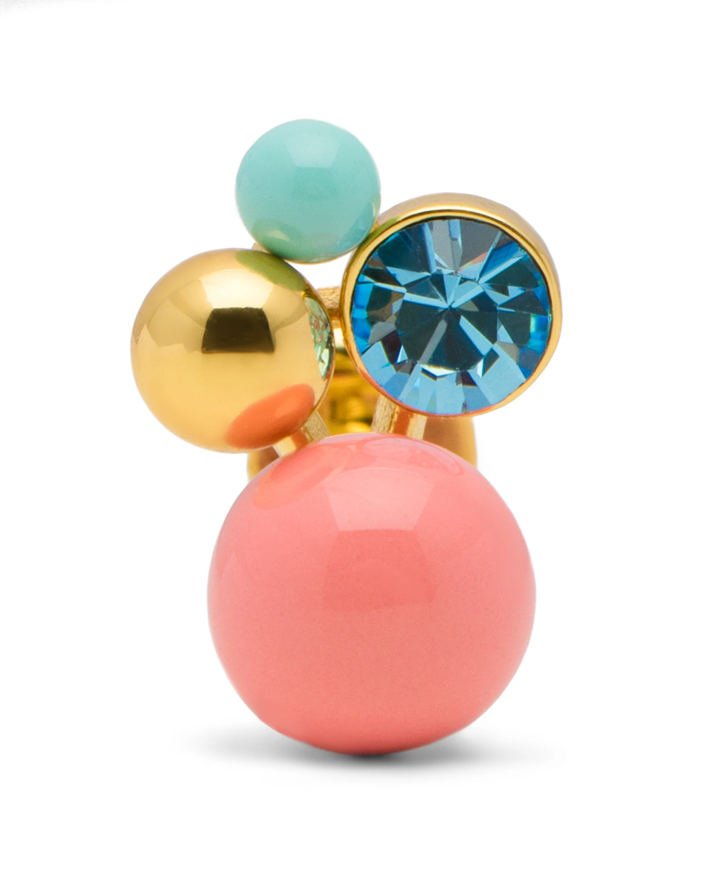 LULU Copenhagen  Bouquet ørering - forgyldt