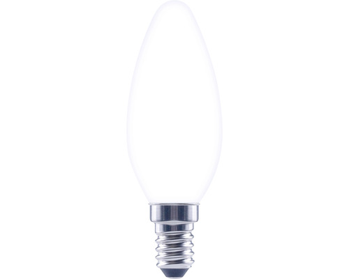 FLAIR LED kaarslamp, dimbaar, C35 E14/2,2W (25W) 250 lm 6500 K daglichtwit mat