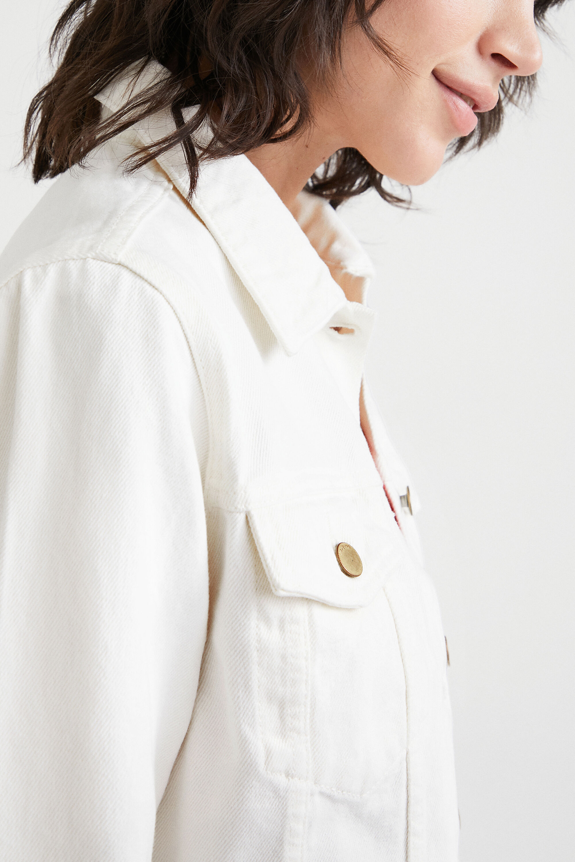 Veste en jean courte