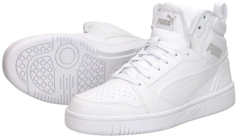 Puma Puma Rebound V6 Mid Jr wit