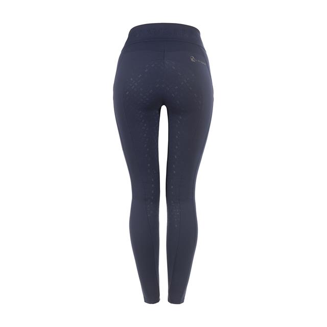 Paardrijlegging Cavallo CAVALLeah Grip RL Full Grip Donkerblauw