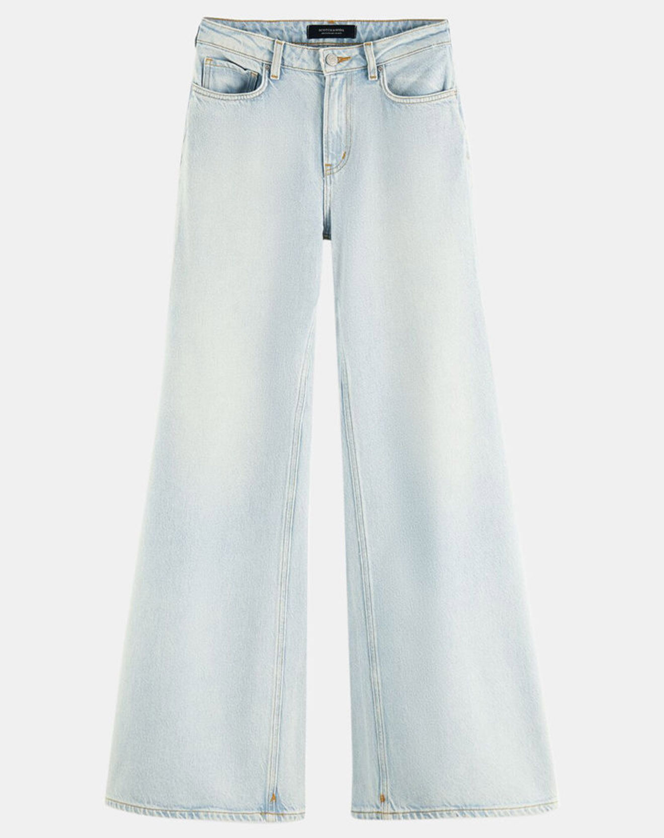Scotch & Soda Jean Wide Leg bleu clair