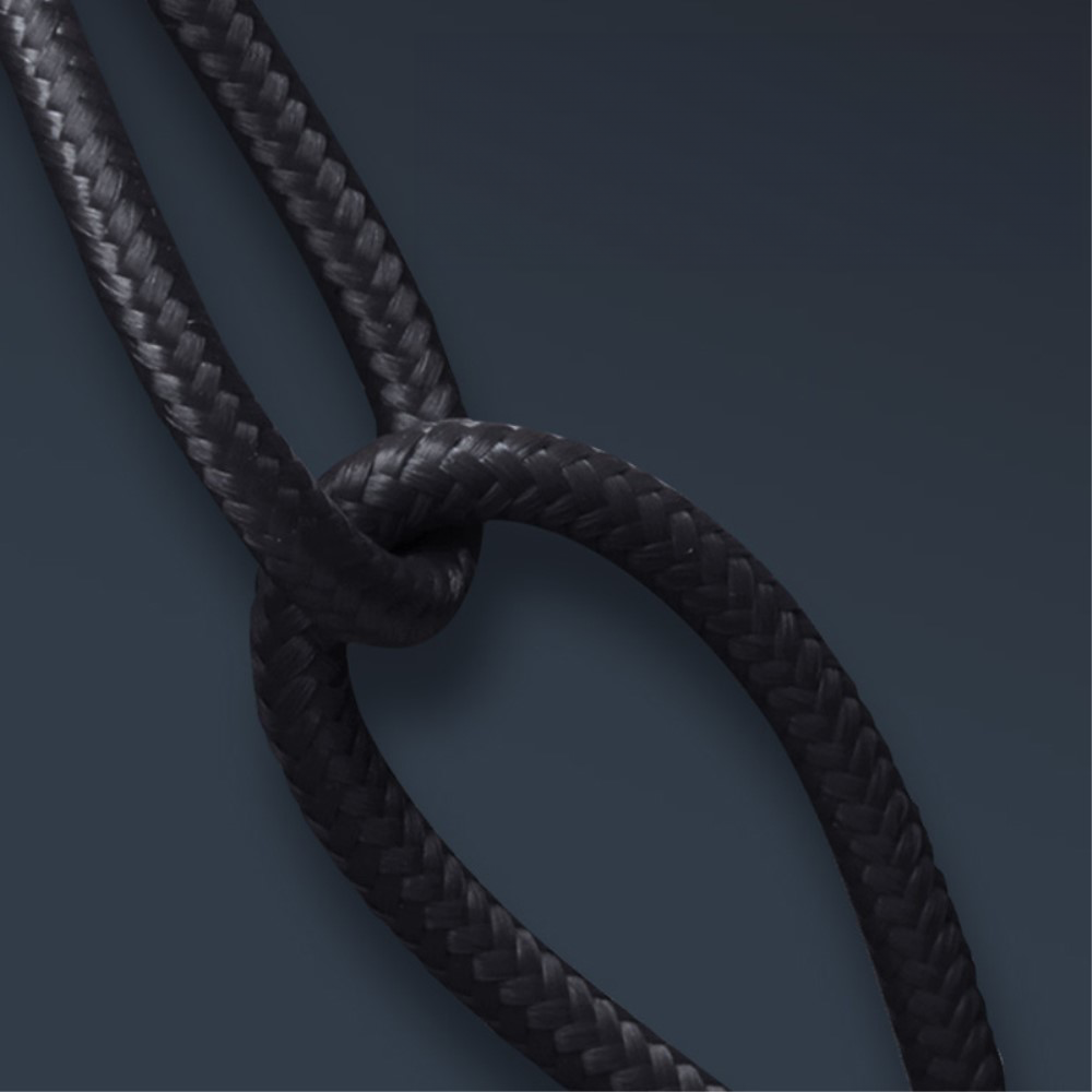 (1.8m) 100W USB C auf Lenovo DP Magnetisches Nylon 90 Grad Winkel Ladekabel - Schwarz