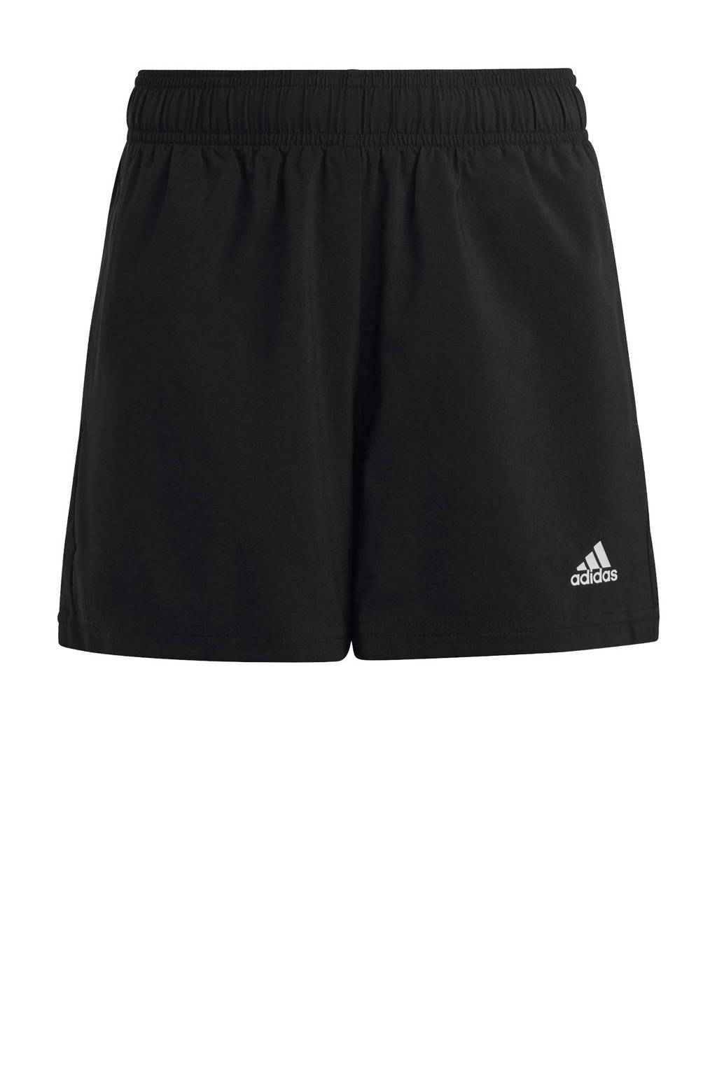 adidas regular fit short met logo zwart