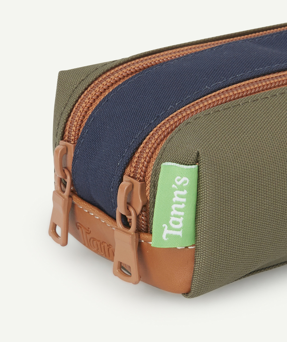 TANN'SLA TROUSSE SCOLAIRE KAKI ET BLEU MARINE