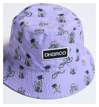 Bob Dharco Reversible Bucket Hat Noir/Violet