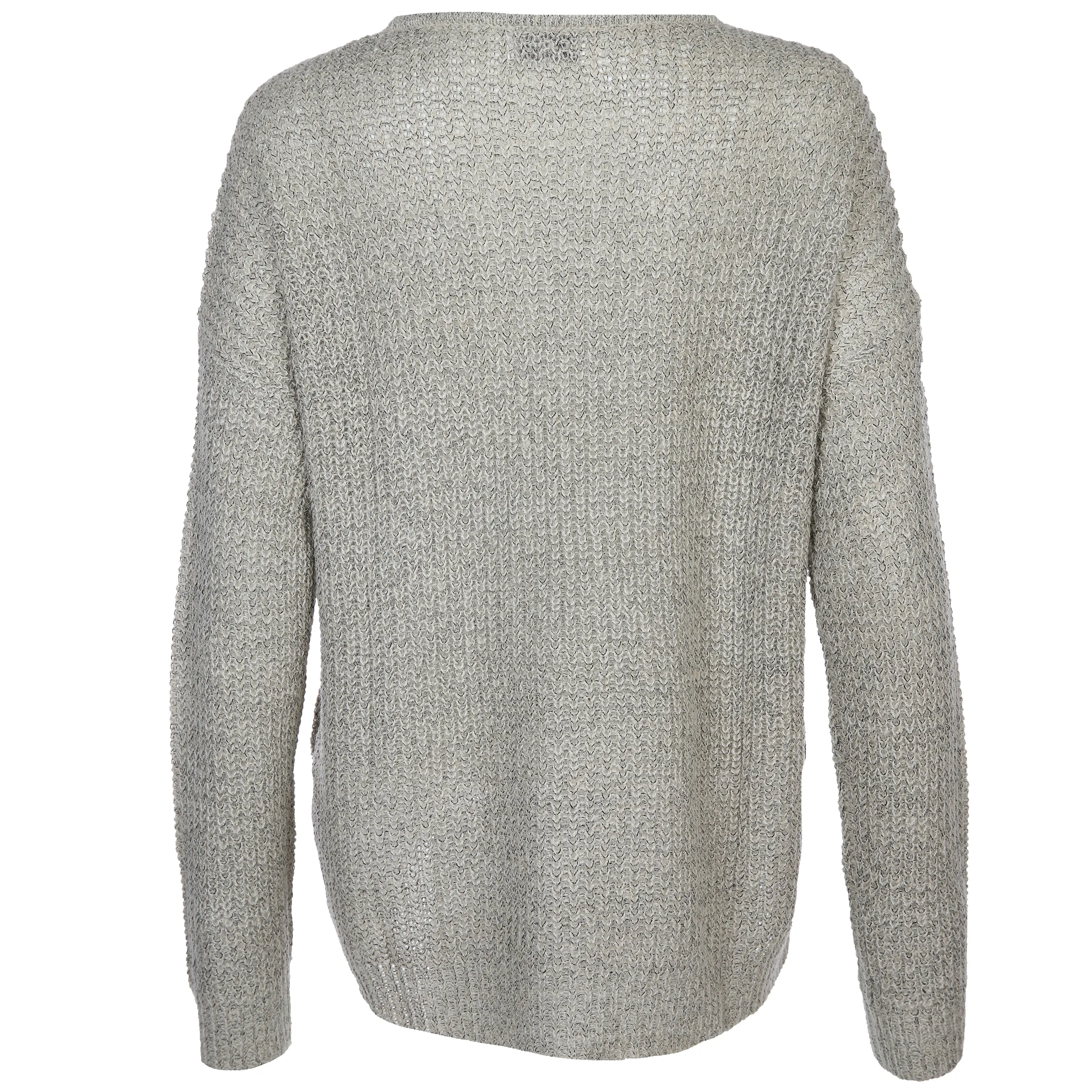 Damen Strickpullover mit V-Ausschnitt
