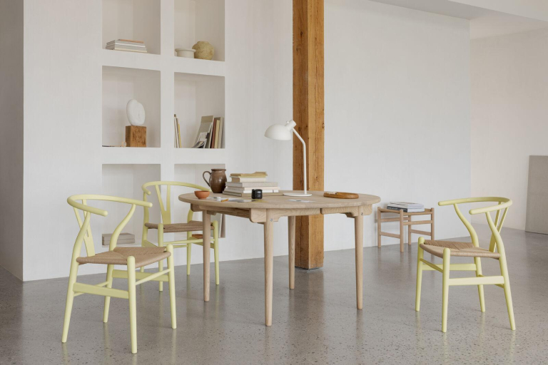 Carl Hansen & Son CH24 Wishbone stoel Ilse Crawford Soft, Barley