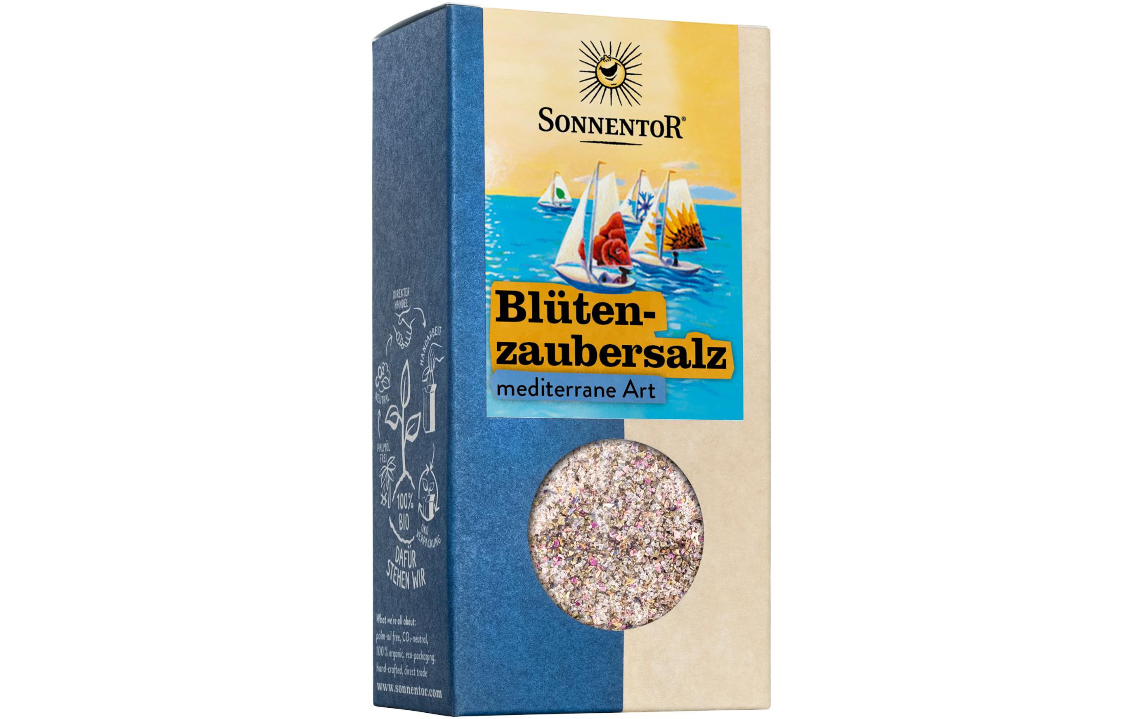 Gewürz Bio Blütenzaubersalz Mediterran 120 gSalzmischung in Bio-Qualität