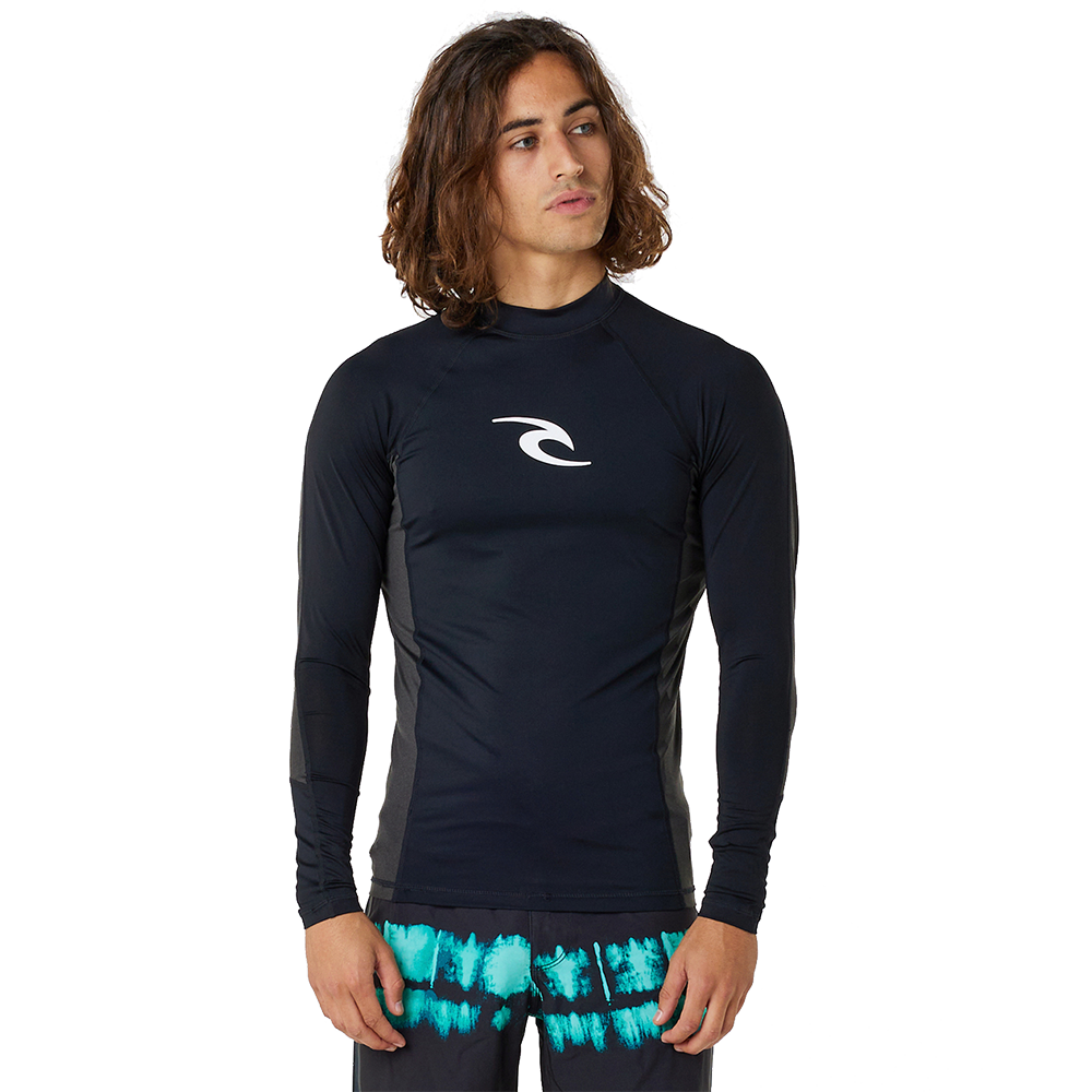 Rip Curl Waves UPF Perf UV-Shirt Herren schwarz