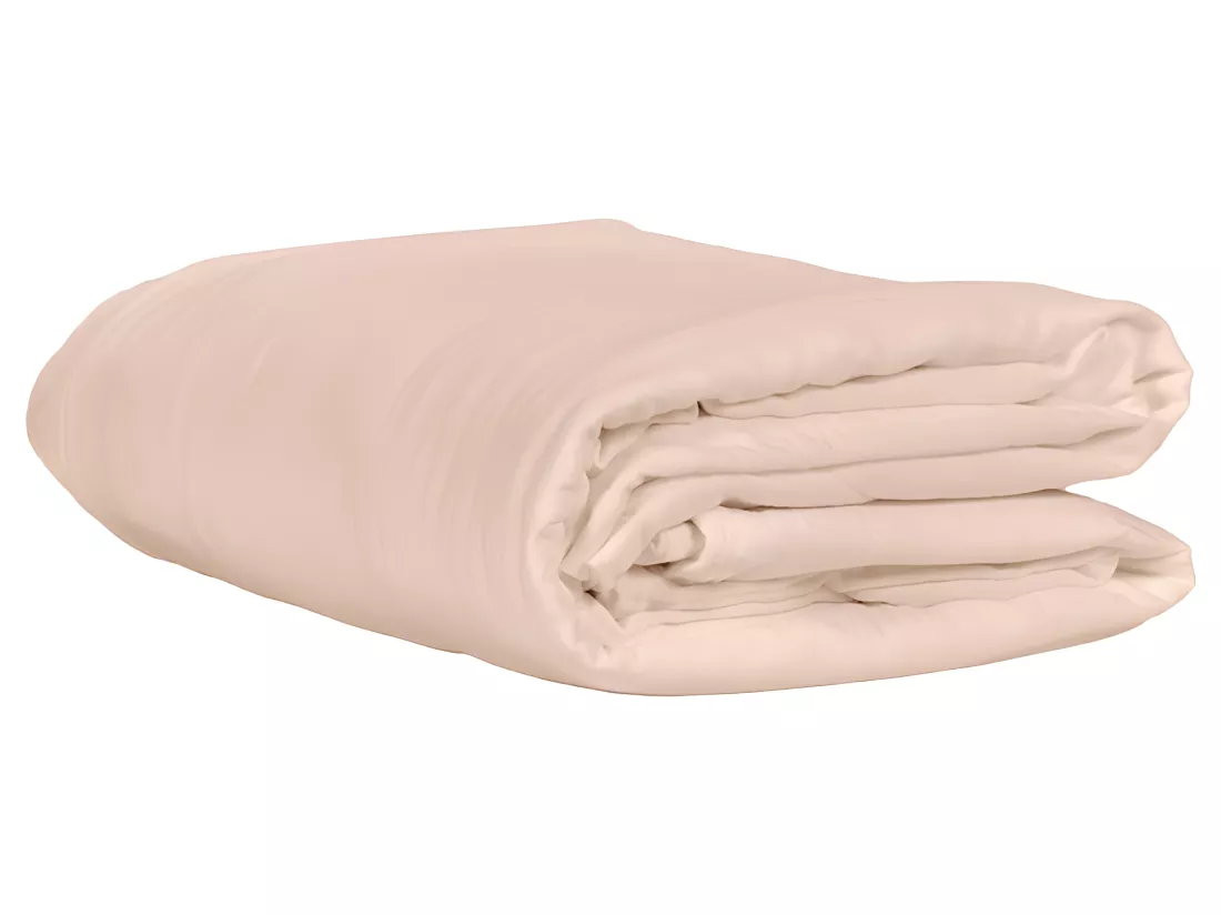 Housse de couette gaze de coton double 140 x 200 cm rose - PEPA 1