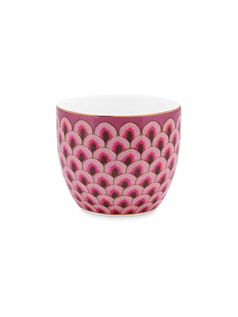 PIP STUDIO Eierbecher 4,5cm Flower Festival Dark Pink beere