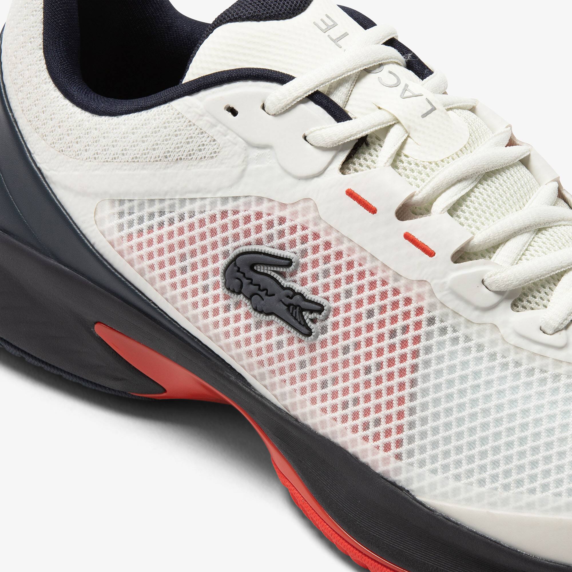 Chaussures de tennis Tech Point homme Lacoste en textile Performance - Blanc - Lacoste - Homme