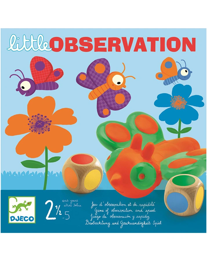Beobachtungsspiel SCHMETTERLING in bunt