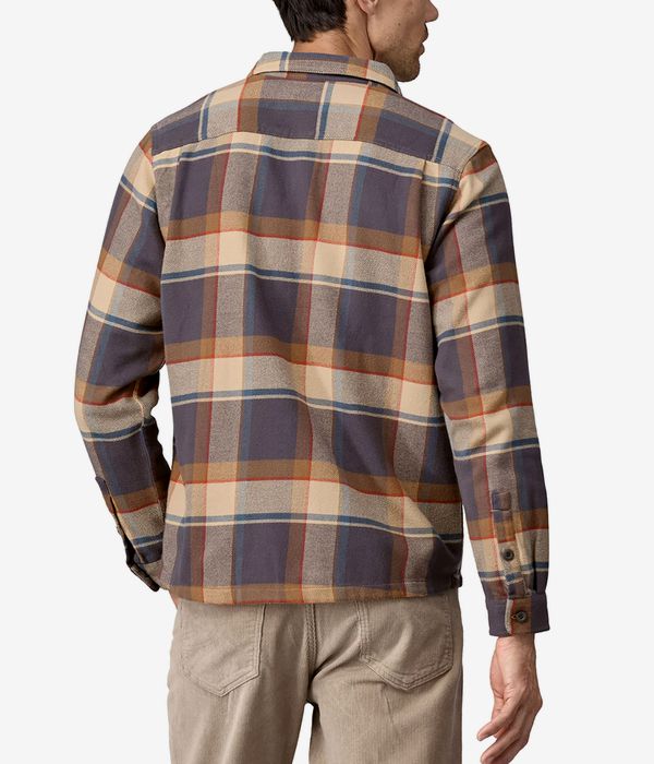 Patagonia Fjord Flannel Hemd (sunrise ridge forge grey)