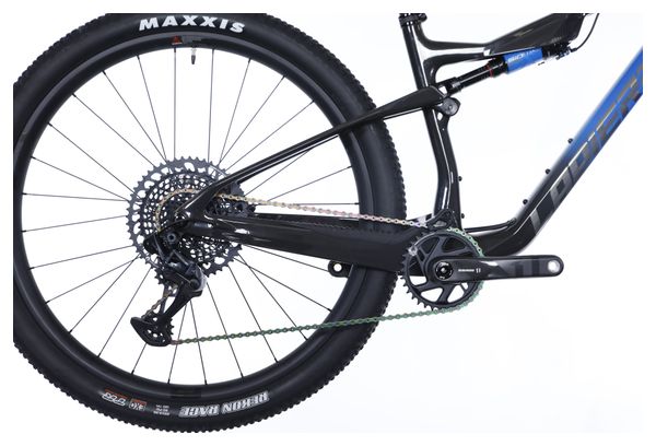 Vélo VTT Tout Suspendu Lapierre XR 9.9 Sram XX1 Eagle 12V 29'' Carbone Noir / Bleu 2023 - Produit Reconditionné