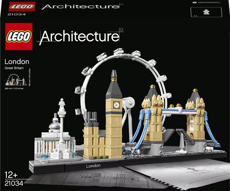 LEGO Architecture - Londen - Bouwstenen - Inclusief National Gallery, Nelson's Column, London Eye, Big Ben, Tower Bridge
