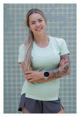 T-Shirt De Sport Manches Courtes Rogelli Aya Femme Verte