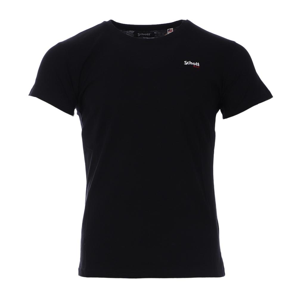 Schott T-shirt brodé noir homme Schott NYC