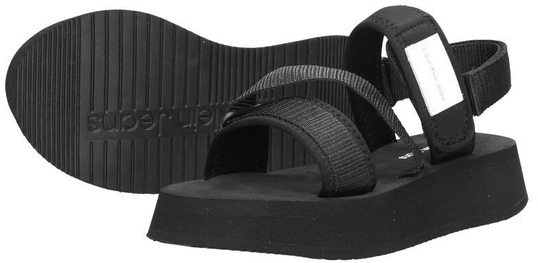 Calvin Klein Prefresato Sandal Badge zwart