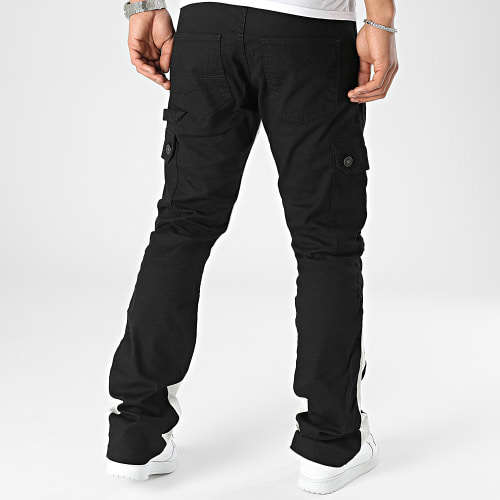 Pantalon Cargo Flare Noir