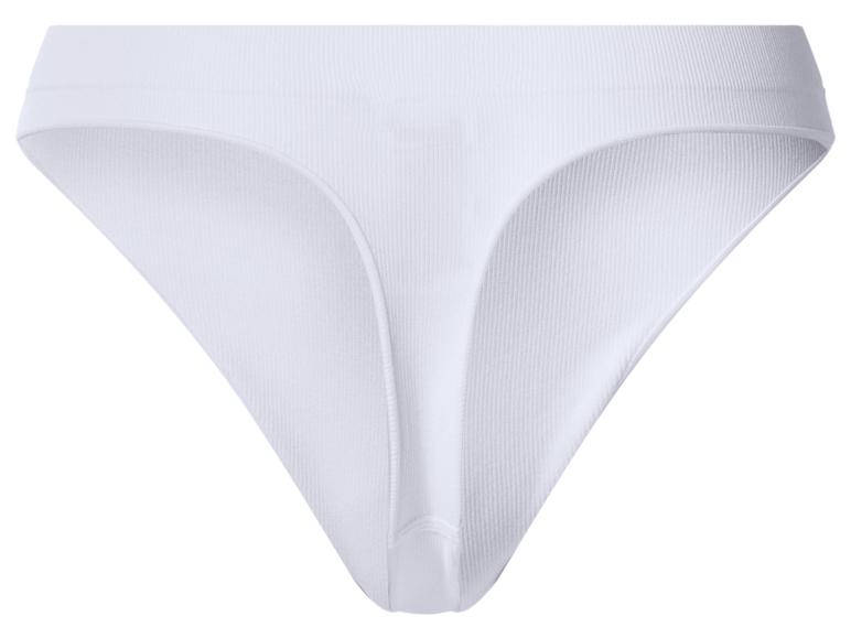 Set van 3 geribde dames strings