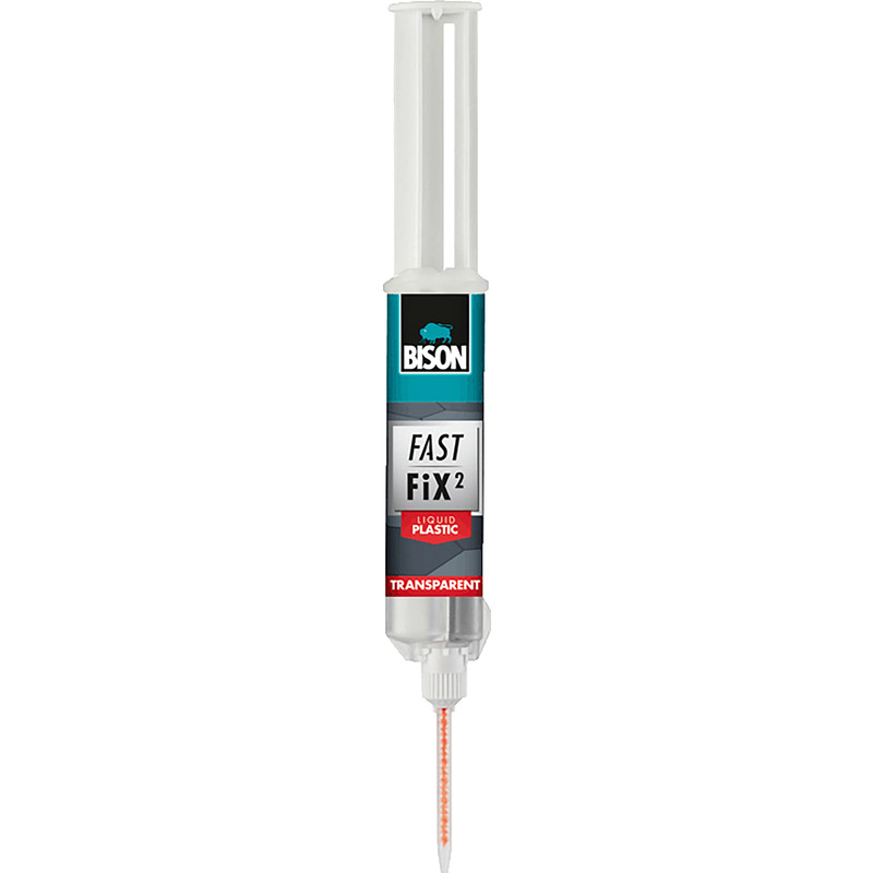 Bison Fast Fix² plastic Transparant 10 g.