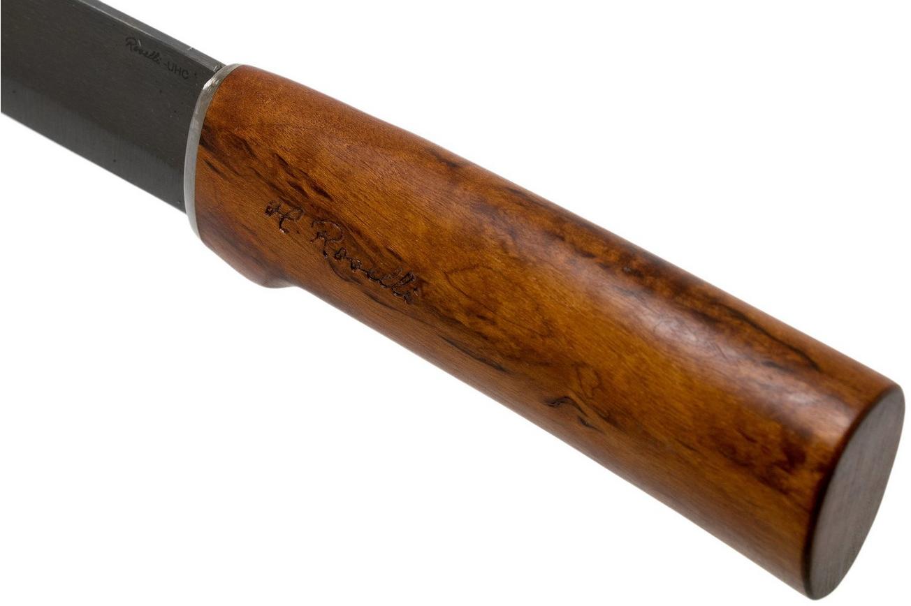 Roselli Large Hunting Knife UHC RW200L leather sheath, jachtmes
