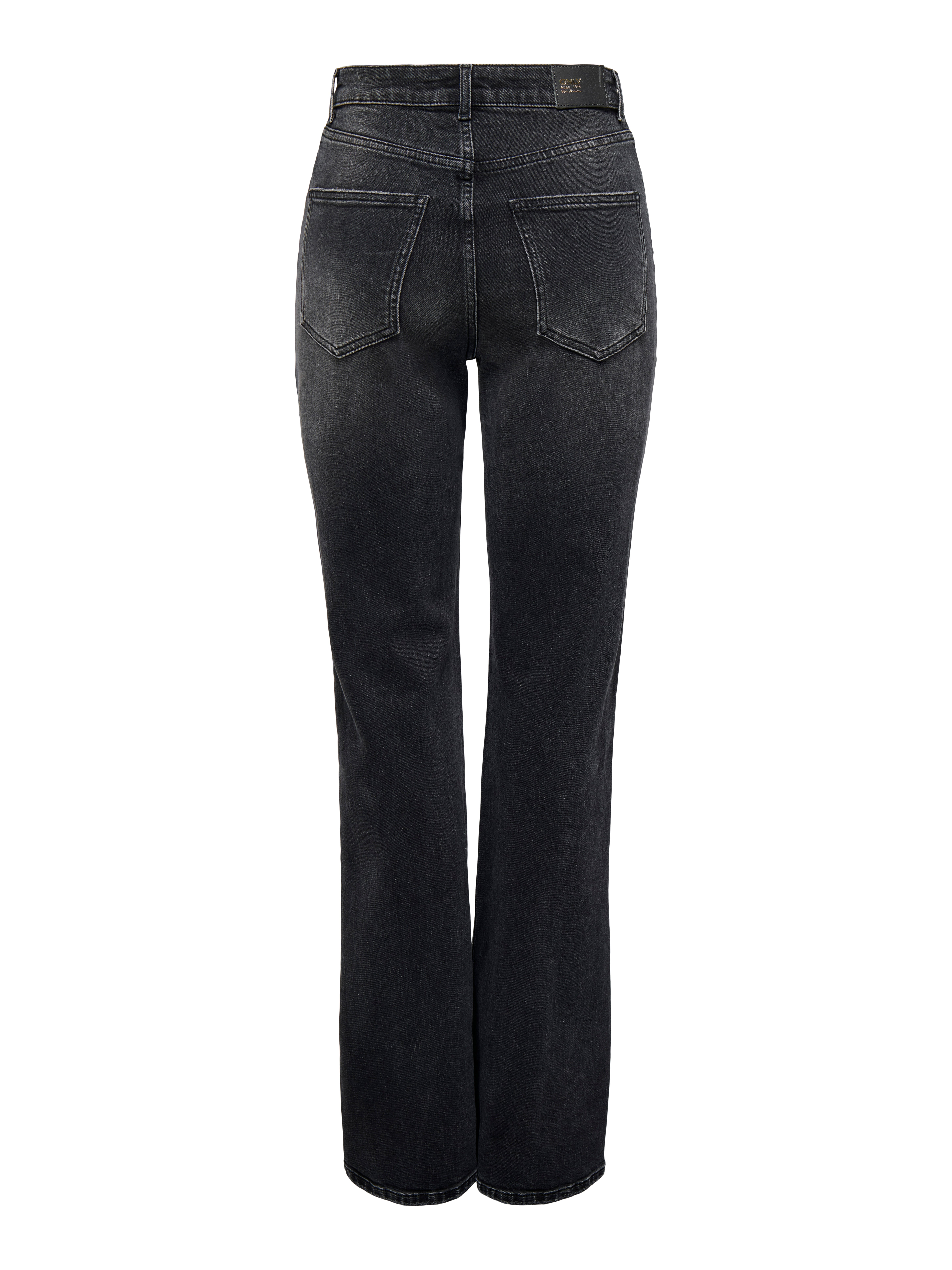 ONLJUICY Hohe Taille Ausgestellt Jeans Washed Black