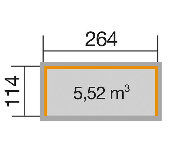 Weka Brennholzlager 663 B