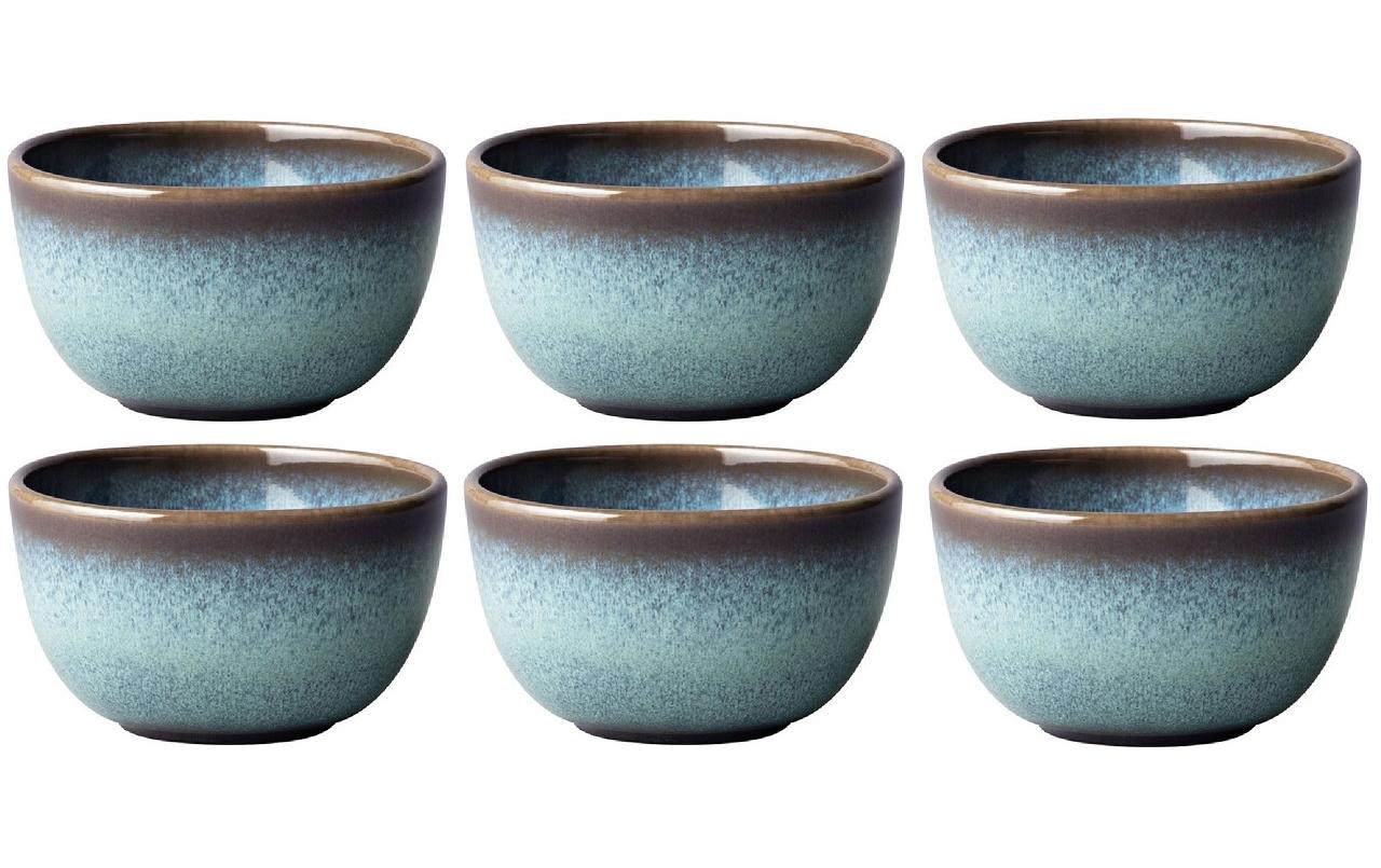 Snackschale Lave 10 cm, 1 Stück, Hellblau/Türkis<br>Dipschälchen Set