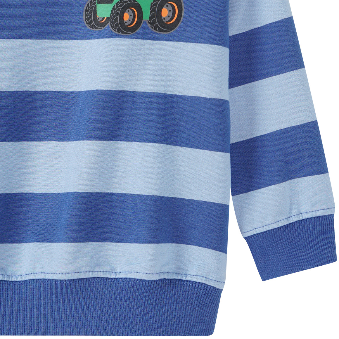Topolino Jungen Sweatshirt mit Streifen blau / hellblau