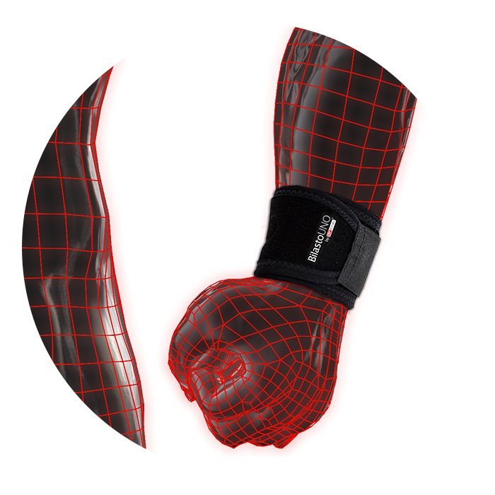 BILASTO Uno Handgelenkbandage S-XL mit Velcro 1 Stk